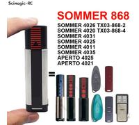 Sommer 4020 4026 Tx03 868-4 Télécommande Pour Porte De Garage 868mhz Rolling Code 4 Boutons Emetteur Manuel,Nouveau 4011 4021 4025 4031 4035 Aperto 4021 4025.Télécommande Sommer Porte De Garage-4020