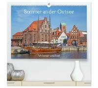 Sommer an der Ostsee - Wismar und Poel (hochwertiger Premium Wandkalender 2027 DIN A2 quer), Kunstdruck in Hochglanz: Wismar verbindet Kultur und maritimes Flair