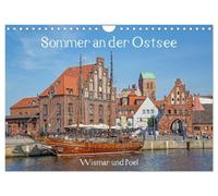 Sommer an der Ostsee - Wismar und Poel (Wandkalender 2027 DIN A4 quer), CALVENDO Monatskalender: Wismar verbindet Kultur und maritimes Flair