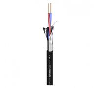 Sommer Cable 100-0041-01C Câble micro 2 x 0.34 mm² noir Marchandise vendue au mètre