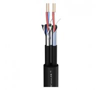Sommer Cable 100-0041-02C Câble micro 4 x 0.34 mm² noir Marchandise vendue au mètre