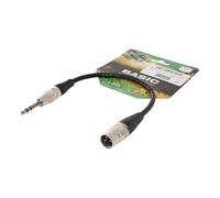 SOMMER CABLE 30cm Câble Adaptateur 6,3mm Jack Sur XLR - Prise 3pol HBP-XM6S