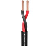 Sommer Cable 440-0051FC Câble haut-parleur 2 x 4 mm² noir Marchandise vendue au mètre