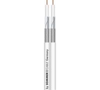 Sommer Cable 601-0940 Câble coaxial Ø extérieur: 4.6 mm HD 0.7/2.9 75 Ω 90 dB blanc Marchandise vendue au mètre