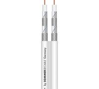Sommer Cable 601-0960 Câble coaxial Ø extérieur: 5.6 mm RG59 75 Ω 110 dB blanc Marchandise vendue au mètre