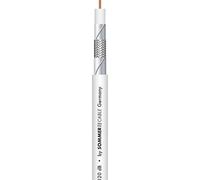 Sommer Cable 601-0970C Câble coaxial Ø extérieur: 6.8 mm RG6 75 Ω 120 dB blanc Marchandise vendue au mètre