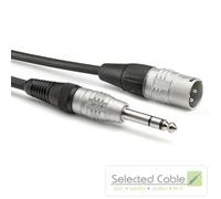 SOMMER CABLE 90cm Câble Adaptateur 6,3mm Jack Sur XLR - Prise 3pol HBP-XM6S-0090