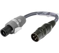 SOMMER CABLE Adaptateur Câble SpeakON 2 pôles vers XLR 3 broches MEGXU225 Noir
