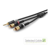 SOMMER CABLE Basique + 6m Mini Jack Stéréo Sur 2x Câble Rca HBP-3SC2-0600