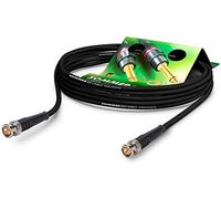 Sommer cable - BNC coaxial video cable 75 Ω - HD/3G/6G/12G-SDI / 4K-UHD SC-Vector 0.8/3.7 - BNC/BNC hicon - black 6,5ft (2m) - made in germany by sommer cable