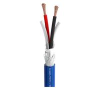 Sommer Cable - Câble de haut-parleur Hi-Fi SC-Dual Blue ; 2 x 4,00 mm² ; S-PVC Ø 15,50 mm ; bleu (5 m)