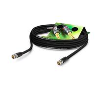 SOMMER CABLE DZGR-0300-SW-SW Câble patch vidéo SDI HD-SDI SC-Vector PLUS DZ 1.2/4.8 PUR 1 x 0,88 mm² BNC/BNC NEUTRIK 3 m