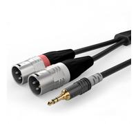 Sommer Cable HBA-3SM2-0150 audio Câble adaptateur [1x XLR mâle 3 pôles - 1x Jack mâle 3.5 mm] 1.50 m