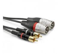 Sommer Cable HBP-M2C2-0150 audio Câble adaptateur [2x Cinch-RCA mâle - 2x XLR