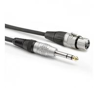 Sommer Cable HBP-XF6S-0030 audio Câble adaptateur [1x Jack mâle 6,3 mm (stéréo) - 1x XLR femelle 3 pôles] 0.30 m noir