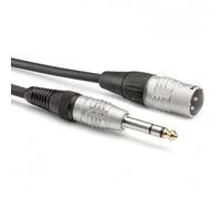 Sommer Cable HBP-XM6S-0030 audio Câble adaptateur [1x XLR mâle 3 pôles - 1x Jack mâle 6,3 mm (mono)] 0.30 m noir