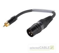 Sommer Cable Rca <-> XLR 2-pol Homme Road-Adapter TRH7U0015-SW