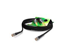 Sommer Cable Video 75 Ω - HD/3G/6G-SDI / 4K-UHD SC-Vector 0.8/3.7 équipé BNC/BNC 6G Hicon Noir (30m) - Made in Germany by