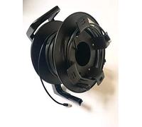 Sommer Cable Video HD/3G/6G-SDI / 4K SC-Vector 0.8/3.7 équipé BNC/BNC NBNC75BLP9X Neutrik, sur Enrouleur de Cable Schill GT310, Noir (50m) Made in Germany by