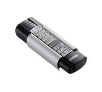 SOMMER Émetteur portatif Telecody+ 868,95 MHz 12 commandes pour SOMMER Ouvre-portes, S10212-00001, noir/argent