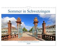 Sommer in Schwetzingen von Karin Vahlberg Ruf und Petrus Bodenstaff (Wandkalender 2026 DIN A4 quer), CALVENDO Monatskalender: Schwetzingen ist eine ... auf dem wunderschöne Schloss Schwetzingen