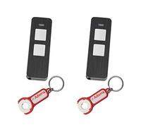 Sommer, Pearl Twin S10019-00001 SOMloq2 Lot de 2 émetteurs portatifs à 2 commandes 868 MHz + 2 porte-clés ADAMS