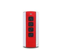 SOMMER Pearl Vibe Twin Status 4018 4019 TX55-868-4 4018V000 Télécommande de porte de garage 868 MHz SOMMER SOMloq2 Télécommande de porte - Type YNG608 Red