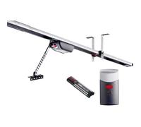 SOMMER Porte de Garage Duo Vision 800 N, avec Rail, Télécommande, Bois Classique, 2350x5500 mm