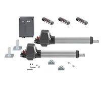 Sommer twist 4018V000 Moteur de portail battant 200 m pour portail battant jusqu'à 2,5 m de largeur ou 300 kg avec 3 émetteurs manuels Pearl