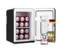 Sommertal KS15 Mini réfrigérateur pour refroidissement et chaleur, volume 15 L, 230 V pour prise de pièce et 12 V CC pour voiture, réfrigérateur de bière, refroidisseur de boissons, mini bar, petit