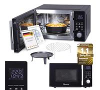 Sommertal MW2200 Micro-ondes 4 en 1, 25 litres, Touch, Gril, Air Chaud, 8 Programmes, Minuterie 99 Min, Sécurité Enfant, Express Start, Rouille, Casserole Crisp