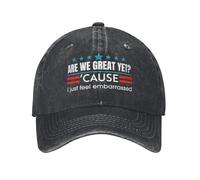 Sommes-Nous Grands Encore décontracté Casquette de Baseball Printemps Trucker Chapeau Ajustable Running Hippie Hip Hop Chapeaux Femmes Hommes y2k Drôle Casquette de Baseball