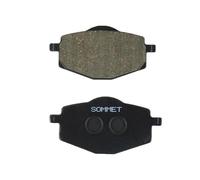 SOMMET 1 Paire Motocyclette plaquettes de frein Arrière pour Yamaha XTZ 660 E “Tenere” 1991-1998