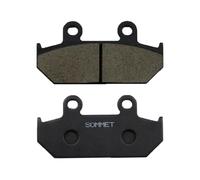 SOMMET 1 Paire Motocyclette plaquettes de frein Avant pour Honda GL 1500 Goldwing (1988-2000)