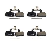 SOMMET Bicyclette Plaquettes de Frein à Disque 4 Paires pour Shimano M355 M375 M395 M415 M416 M445 M446 M447 M465 M475 M485 M486 M510 M515 M525 M575 Tektro Orion Auriga Pro Auriga Comp Auriga