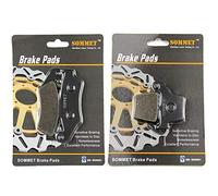 SOMMET Plaquettes de frein Avant et Arrière pour Honda CR 125 R CR 250 R 2002-2007 CRF 250 R/X 2004-2022 CRF 450 R/X 2002-2022 LT185-346