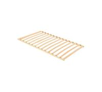 vidaXL Sommier à lattes Marron 100 x 190 cm Bois de hêtre massif 13 lattes Robuste