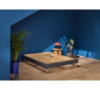 Sommier 140 x 190 cm chine gris anthracite - Merinos Self Kit