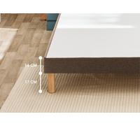 Sommier 140 x 200 cm trame marron - Bultex sommier vigoroso
