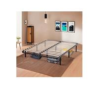 Sommier olympe literie 140x200 cm 2 hauteur 28 cm Noir G