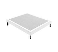 Sommier 160x190 Tapissier Déco Couleur Blanc Resistant Jusqu'à 120 Kg Par Personne