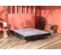 Sommier 2 x 80 x 200 cm chine gris anthracite - Merinos Pencil Ferme
