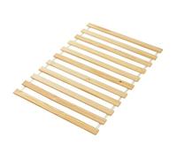 Sommier 70 x 140 cm en bois massif avec 11 lattes sans cadre