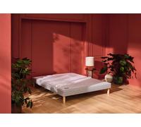 Sommier 90 x 200 cm chine gris clair - Merinos Pencil