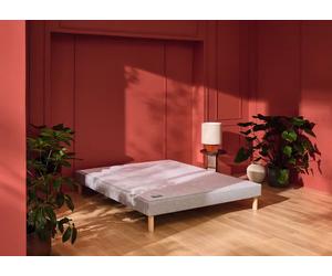 Sommier 90 x 200 cm chine gris clair - Merinos Pencil