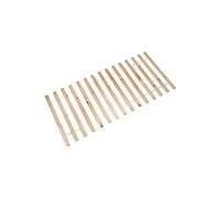 Sommier à 15 Lattes en pin massif pour Lit 1 Personne, 198 x 90 x 2 cm --