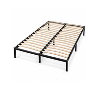 Sommier à Lattes 140x190 cm Métal Renforcé - Livré en Kit