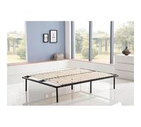 Sommier à Lattes 140x200 cm sur Pieds pour lit 2 Places