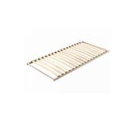 Sommier à lattes 90x200cm - VIPACK - Marron - Bois