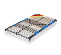 Sommier à lattes CubeSleep Pure NV 44 lattes 7 zones | Rigide | Suspension avec régulateur de durcissement | Fabriqué en Allemagne | Certifié GS - Sécurité contrôlée (90 x 200 cm)